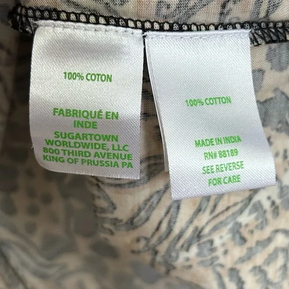 LILLY PULITZER Tessa Dress Rattan Walk On The Wild Side V-Neck 3/4 Sleeve | XL - Picture 11 of 12